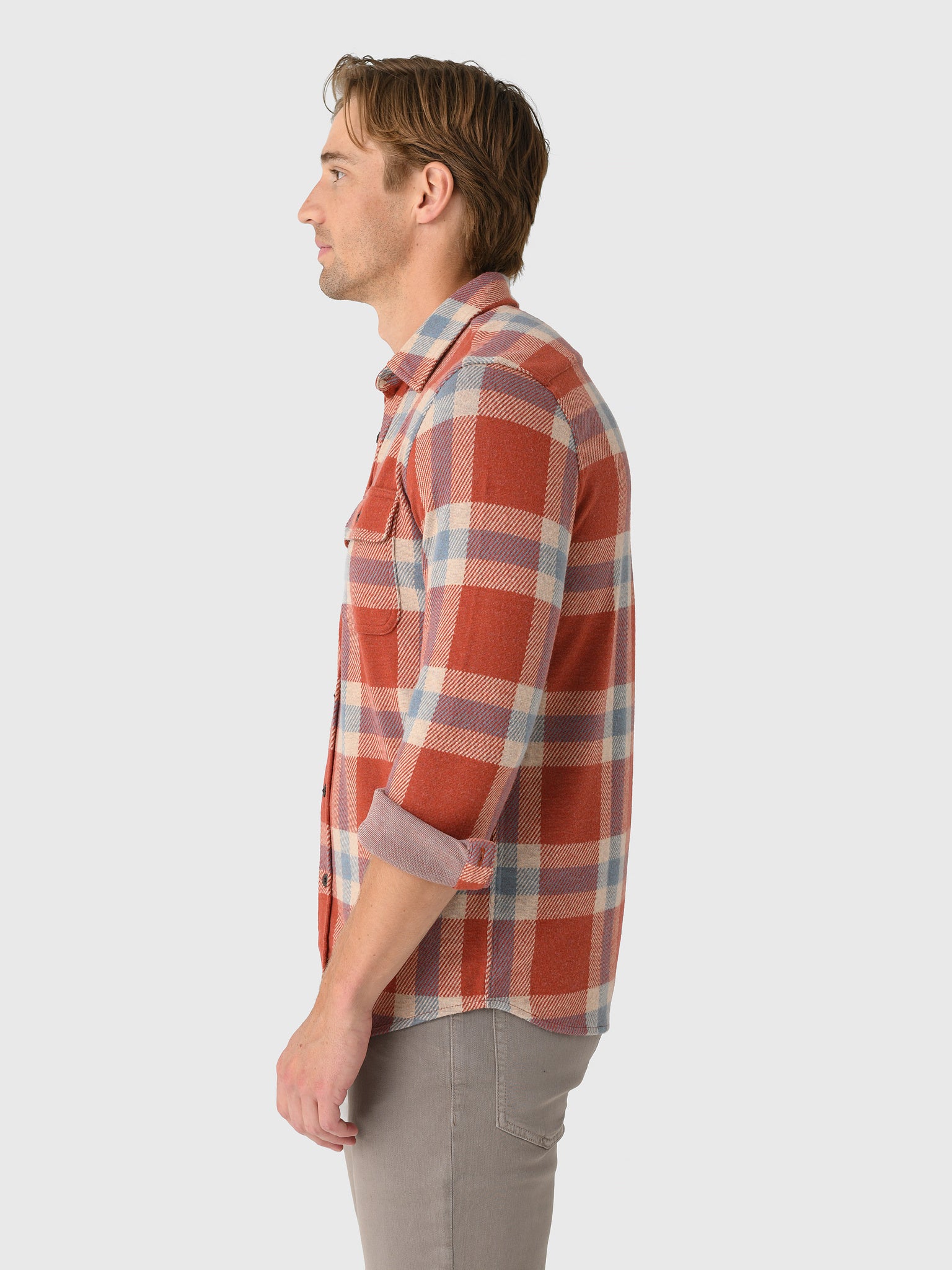 Faherty Brand Men's Legend Sweater Shirt - Saint Bernard