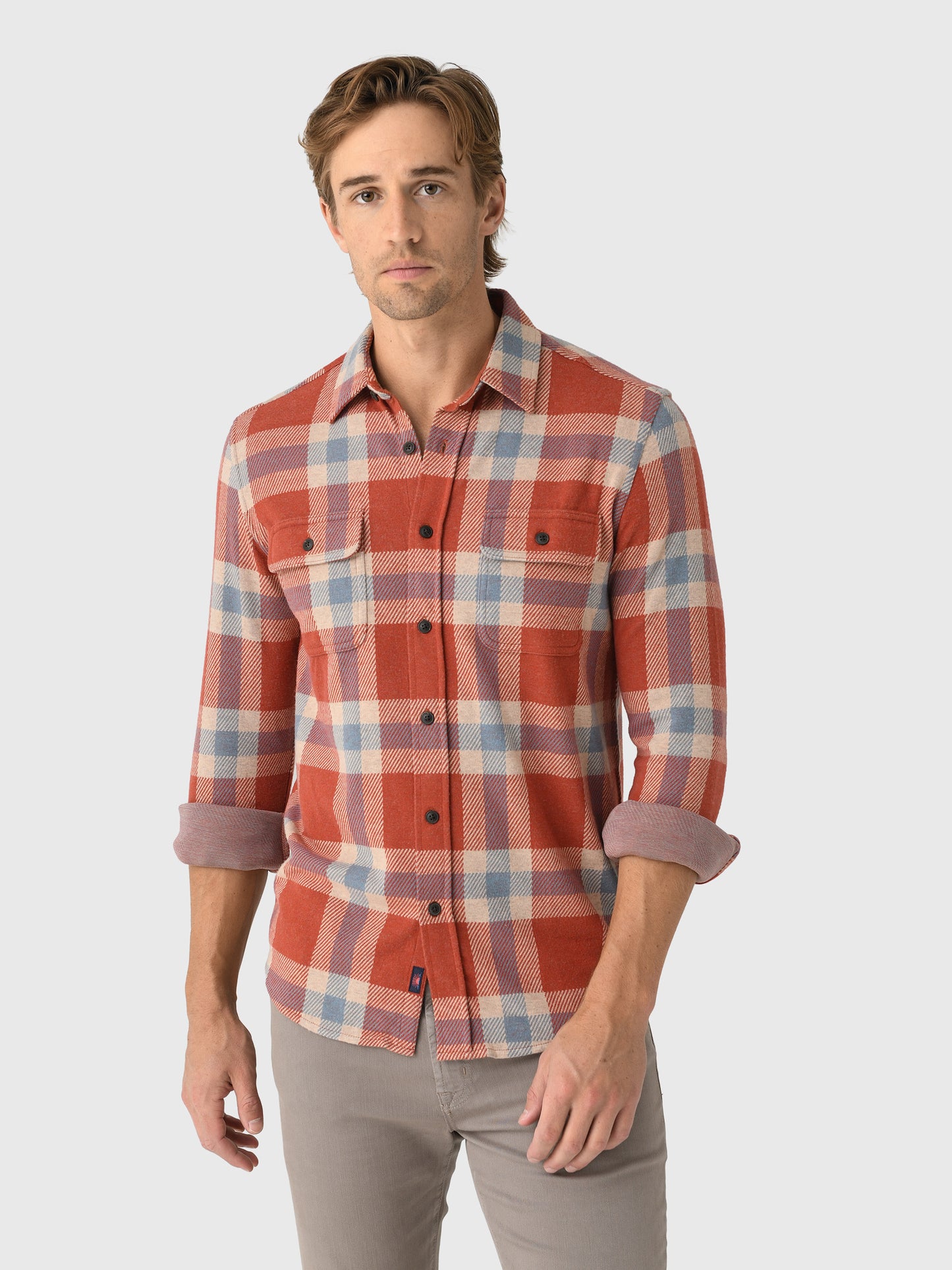 Faherty Brand Men's Legend Sweater Shirt - Saint Bernard