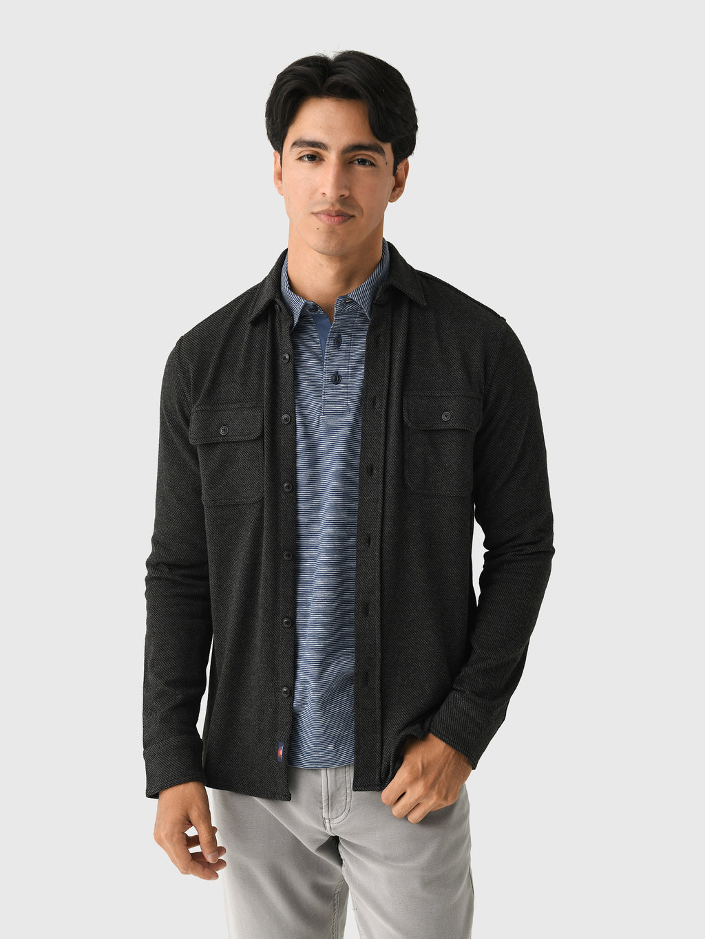 Faherty Brand Men's Legend Sweater Shirt - Saint Bernard