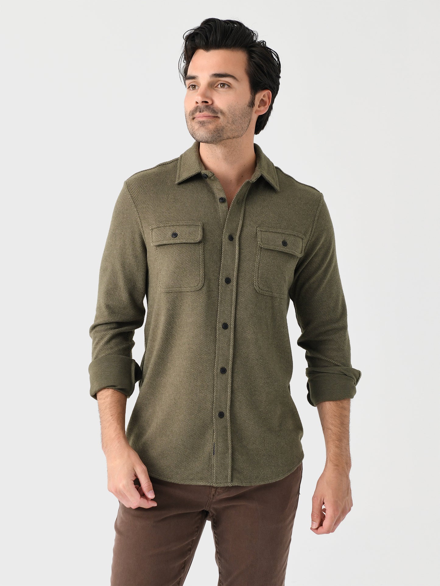 Faherty Brand Men's Legend Sweater Shirt - Saint Bernard