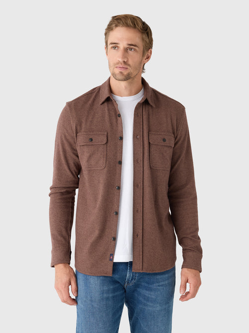 Faherty Brand Men's Legend Sweater Shirt - Saint Bernard