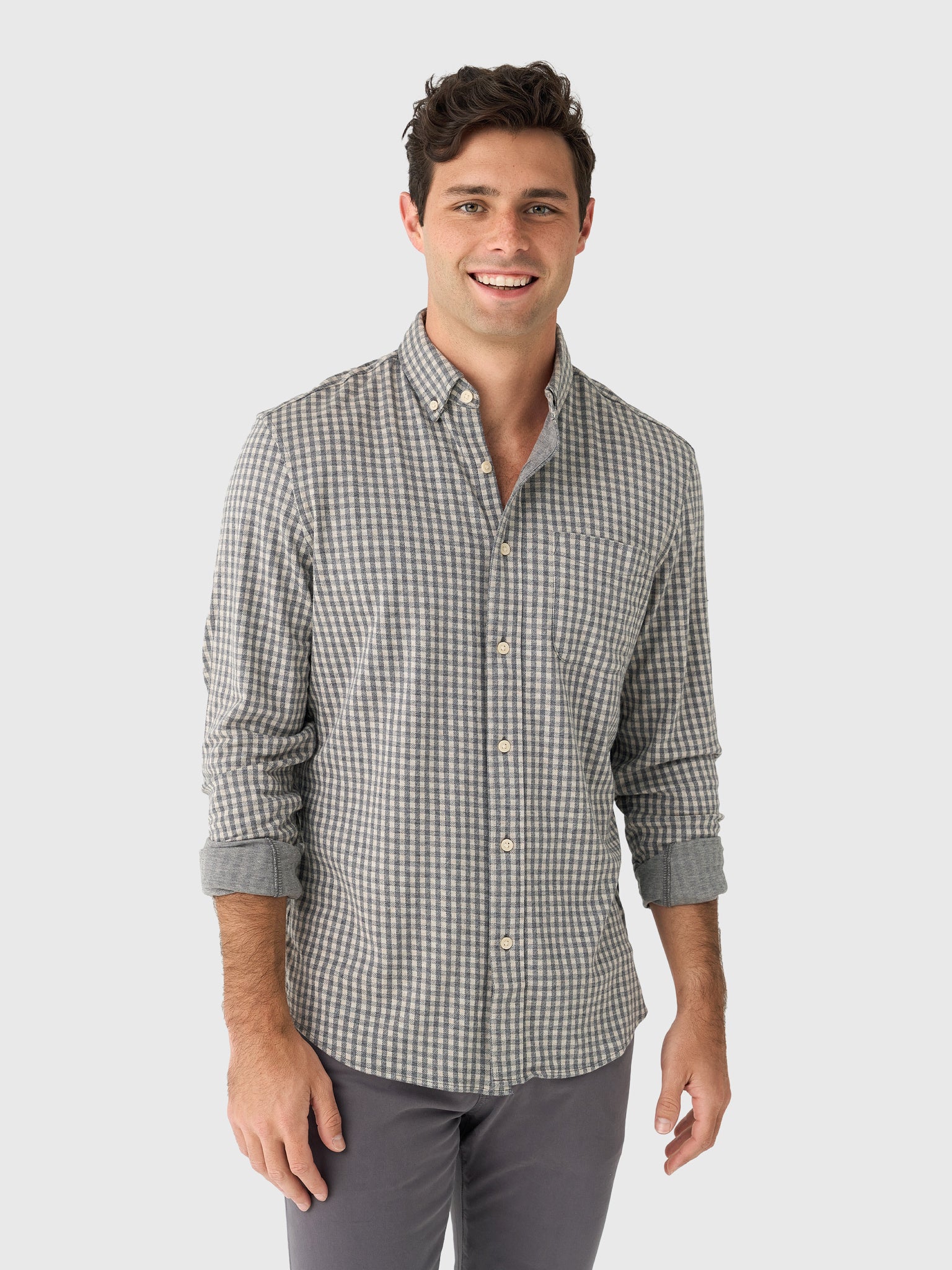Faherty Brand Men's Coastline Knit Shirt - Saint Bernard