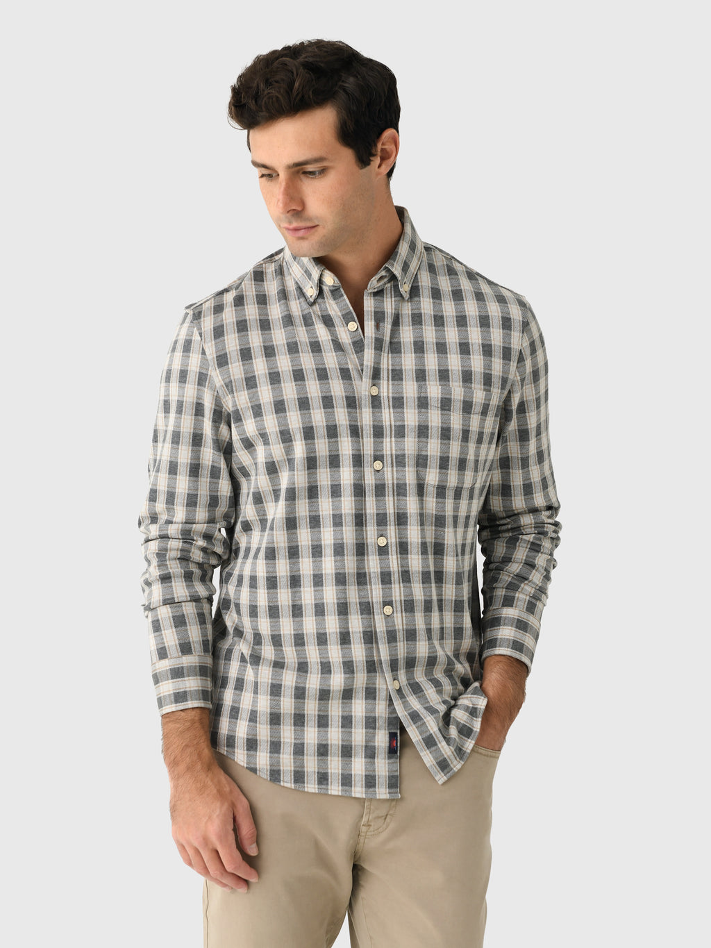 Faherty Brand Men's Coastline Knit Shirt - Saint Bernard