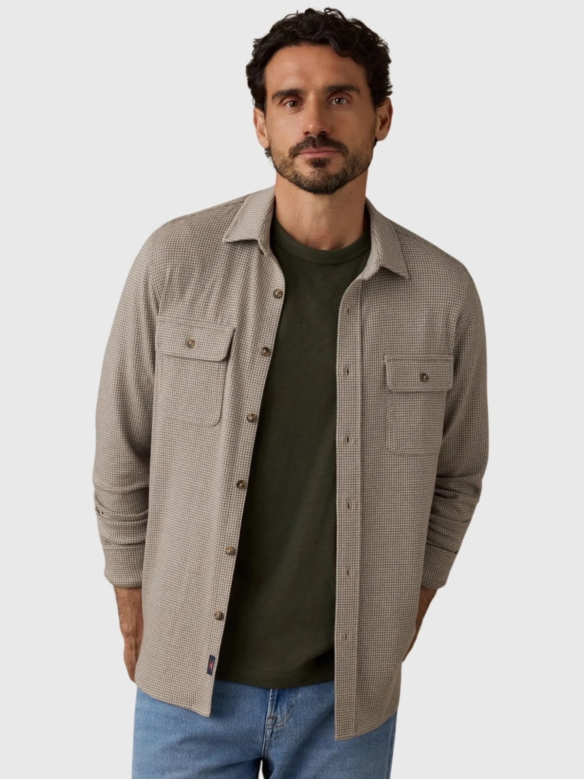 Faherty Brand Men's Legend Sweater Shirt - Saint Bernard