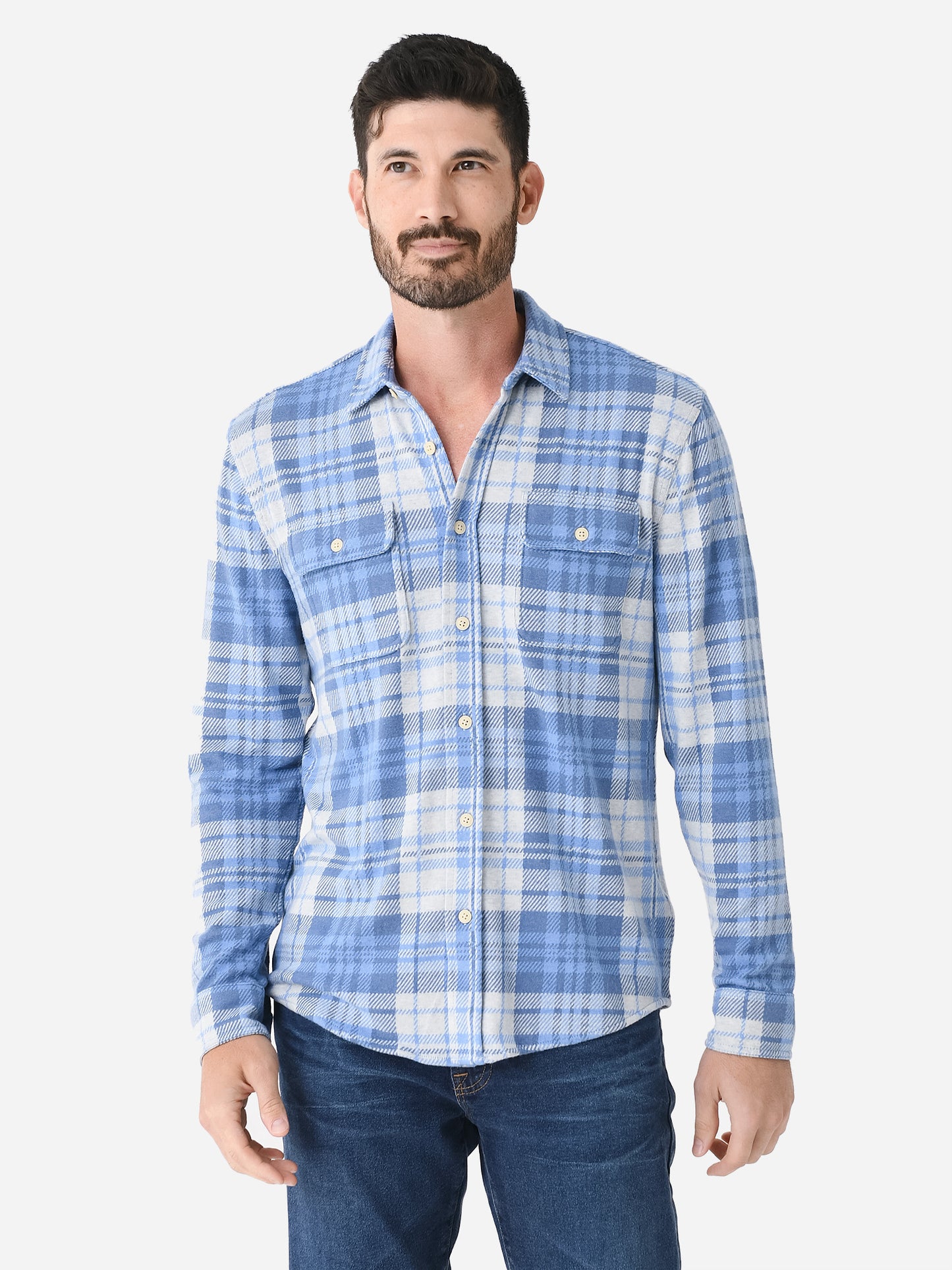 Faherty Brand Men's Legend Sweater Shirt - Saint Bernard
