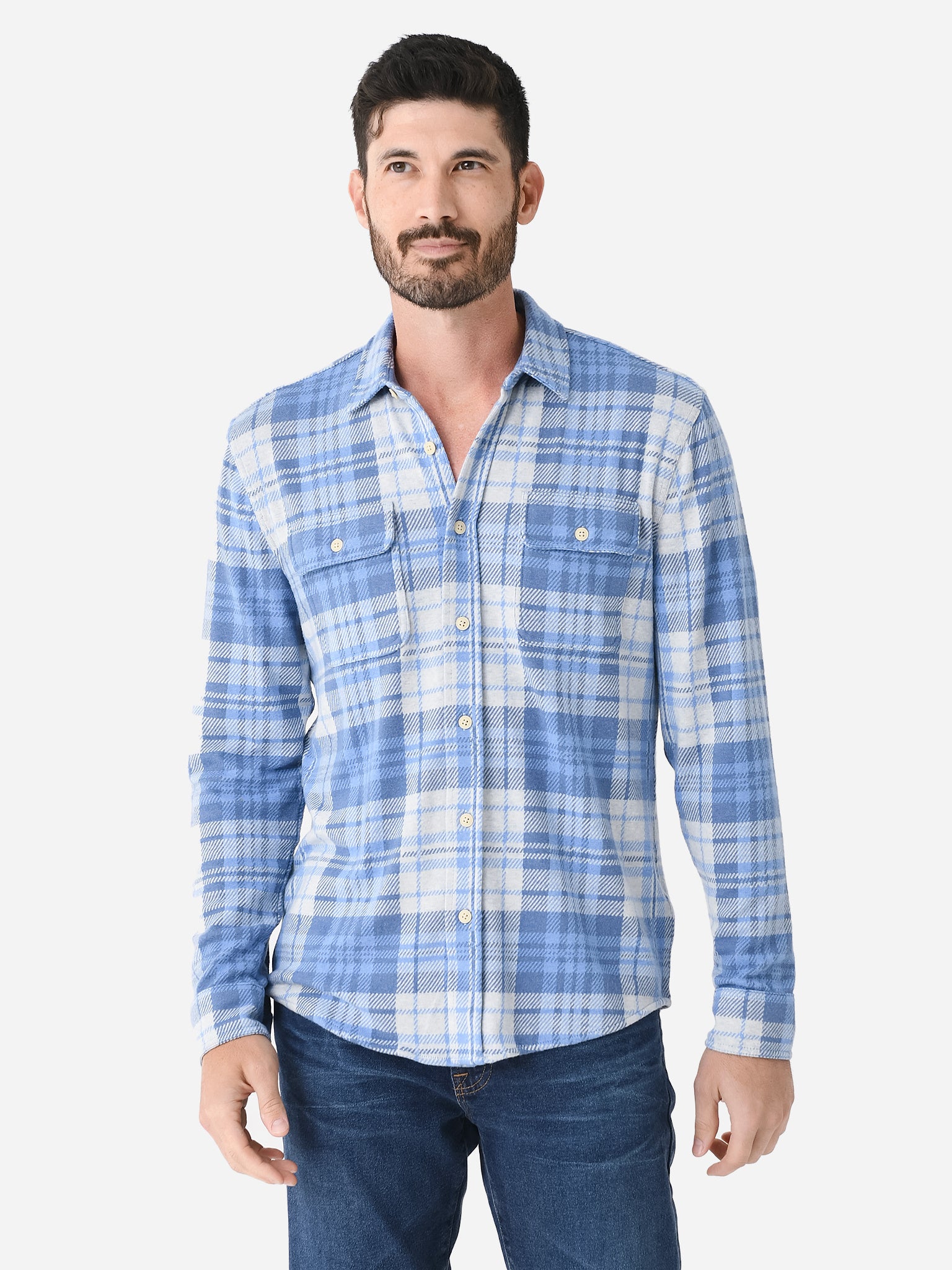 Faherty Brand Men's Legend Sweater Shirt - Saint Bernard