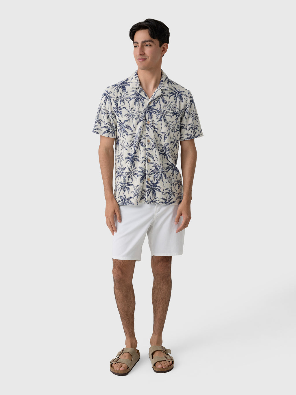 Faherty Brand Men's Cabana Towel Terry Shirt - Saint Bernard