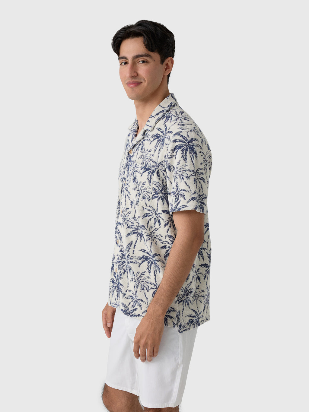 Faherty Brand Men's Cabana Towel Terry Shirt - Saint Bernard