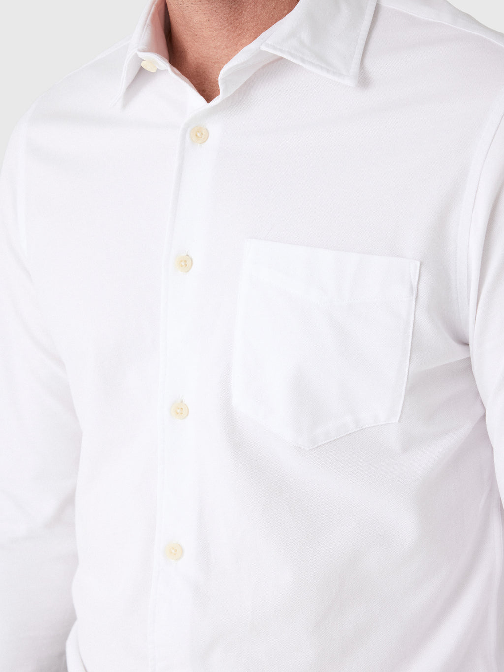 Faherty Brand Men's Costa Piqué Shirt - Saint Bernard
