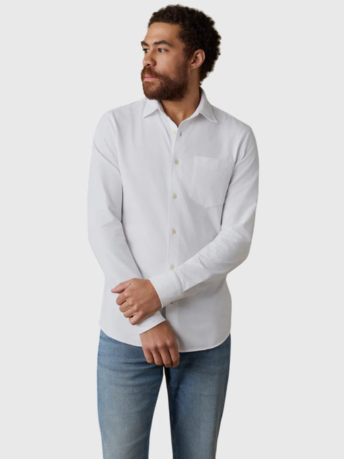 Faherty Brand Men's Costa Piqué Shirt - Saint Bernard