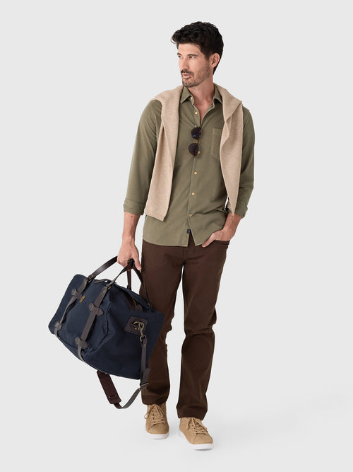 Faherty Brand Men's Costa Piqué Shirt - Saint Bernard