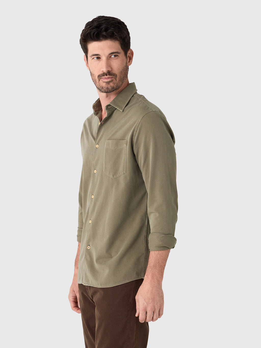 Faherty Brand Men's Costa Piqué Shirt - Saint Bernard