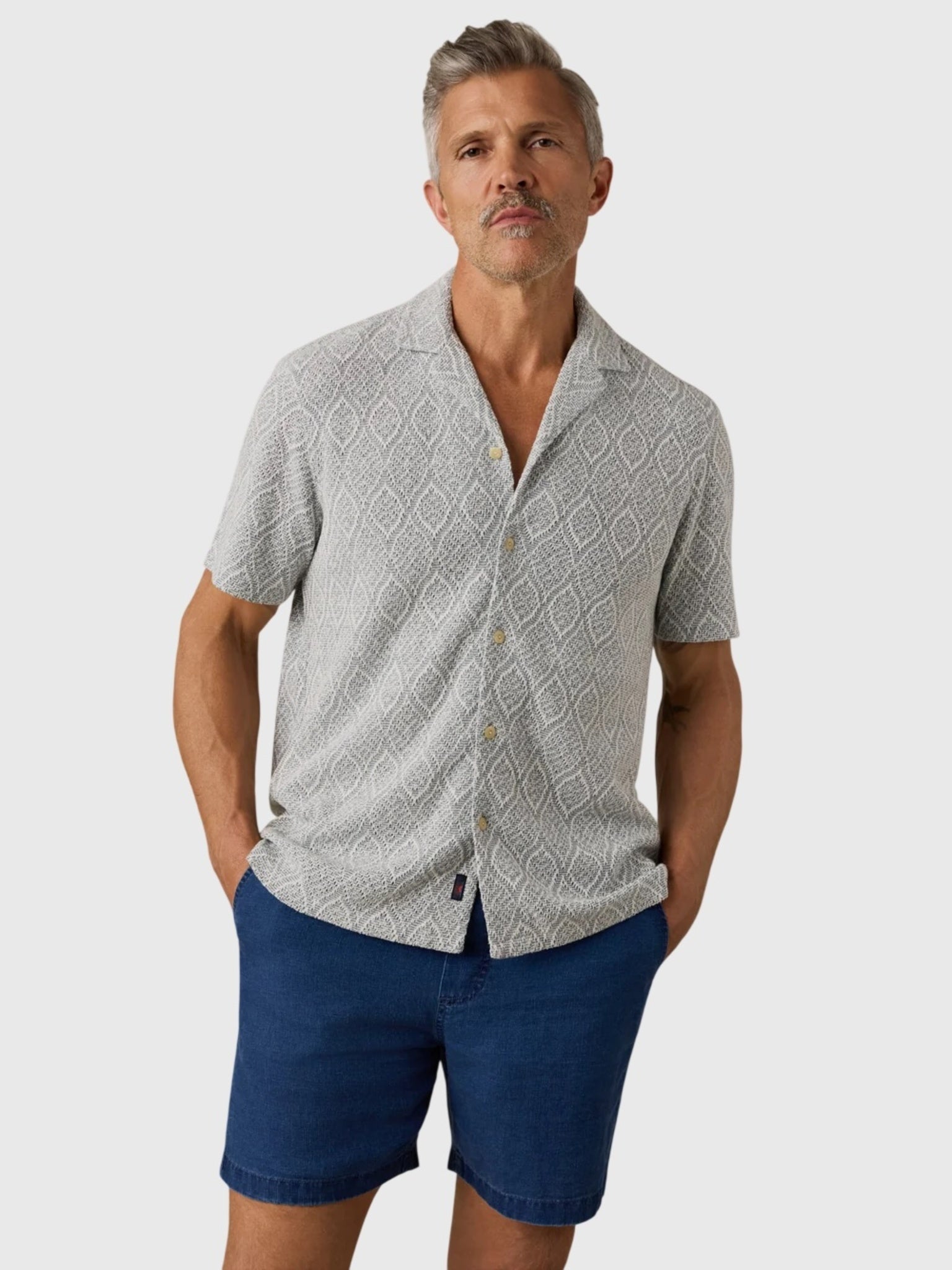 Faherty Brand Men's Short-Sleeve Oasis Camp Shirt - Saint Bernard