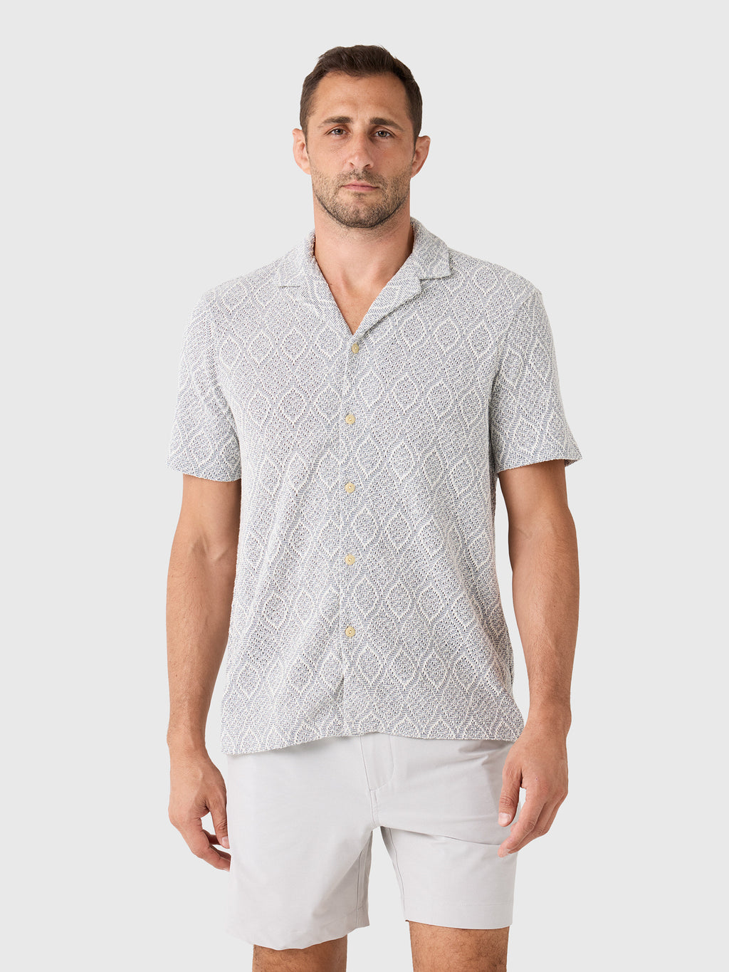 Faherty Brand Men's Short-Sleeve Oasis Camp Shirt - Saint Bernard