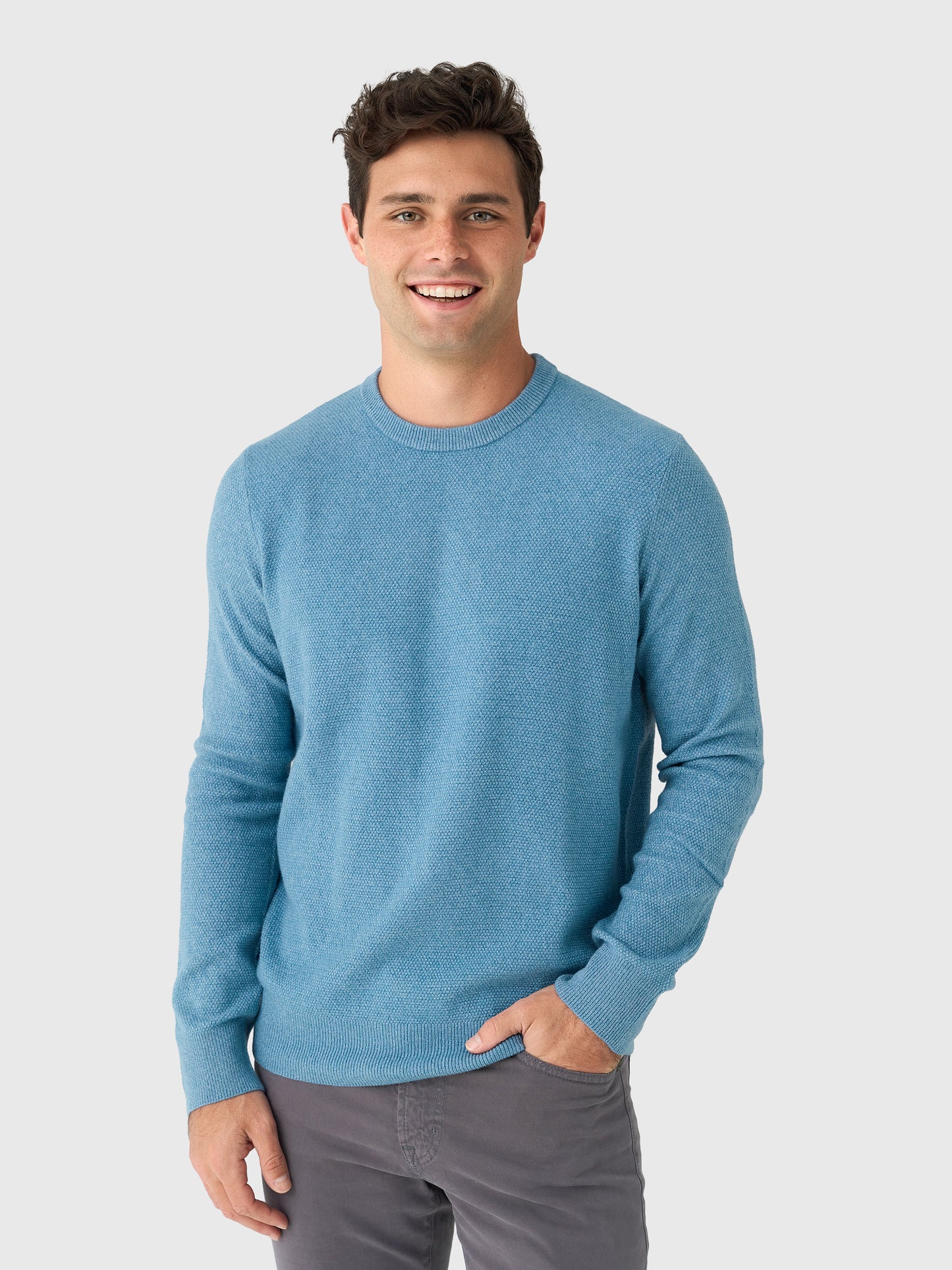 Faherty Brand Men's Jackson Crew Sweater - Saint Bernard