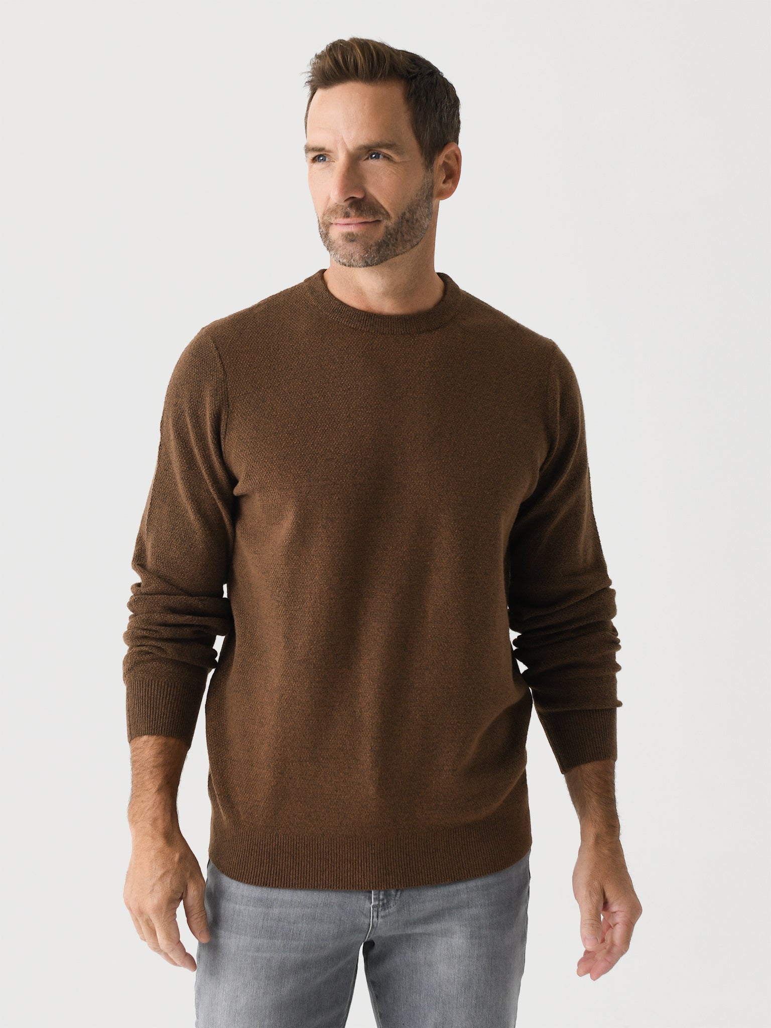 Faherty Brand Men's Jackson Crew Sweater - Saint Bernard