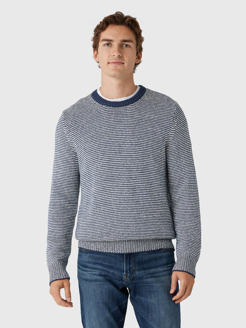 Faherty Brand Men's Heirloom Crewneck Sweater - Saint Bernard