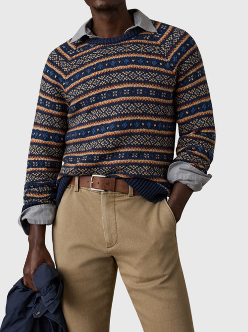 Faherty Brand Men's Nordic Crew Sweater