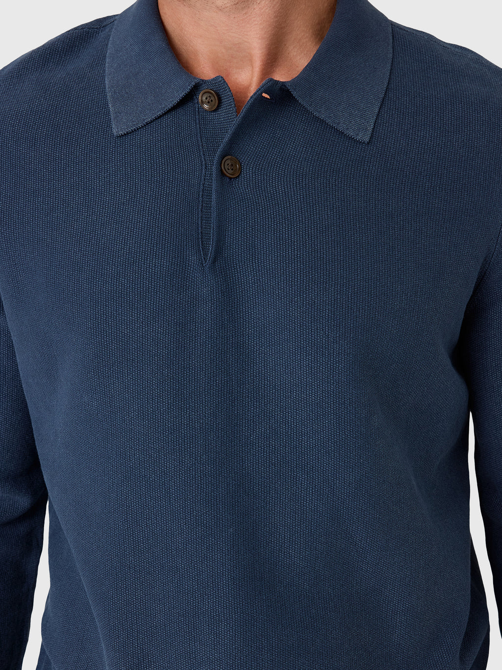 Faherty Brand Men's Lightweight Sunwashed Sweater Polo - Saint Bernard