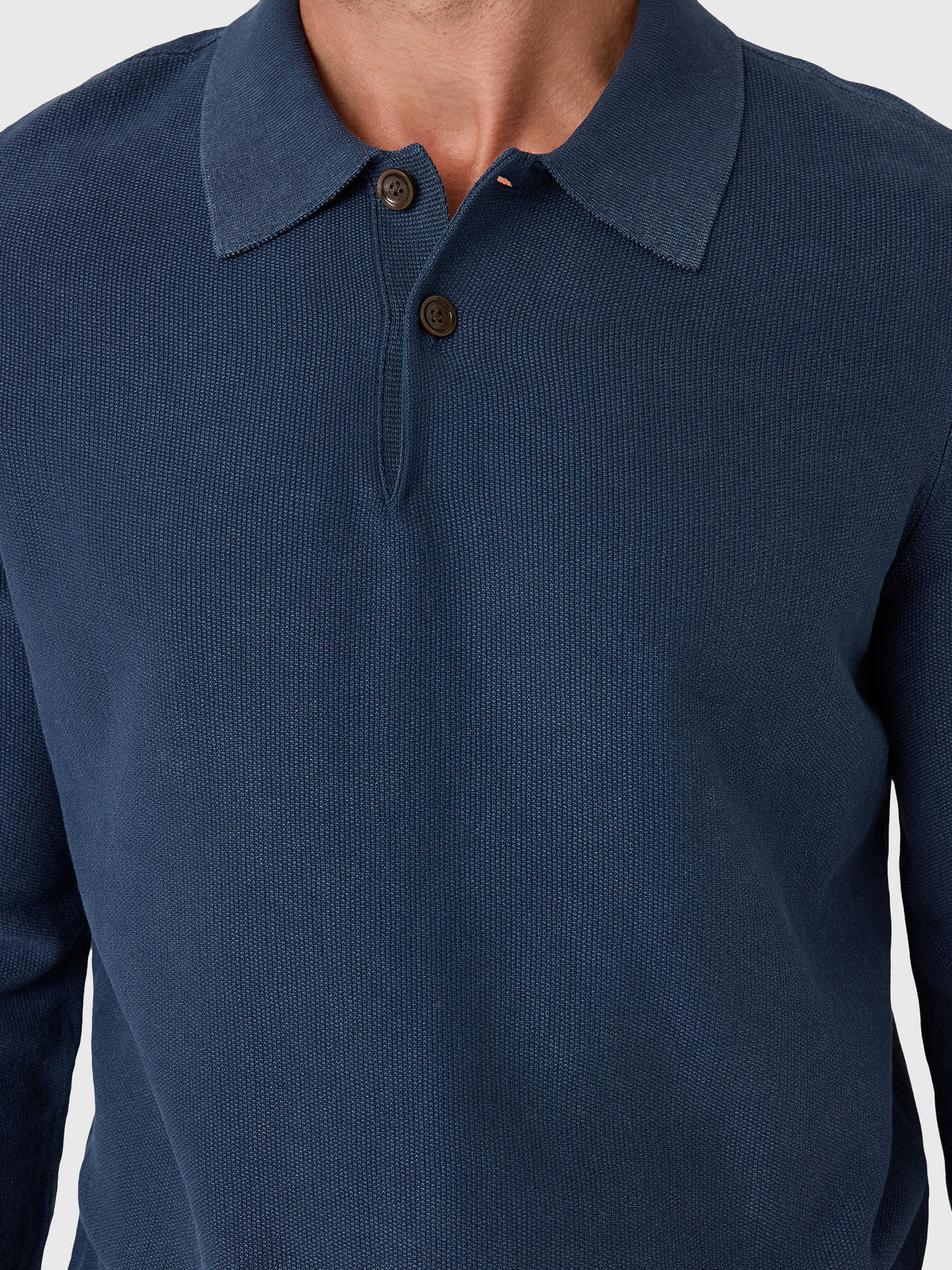 Faherty Brand Men's Lightweight Sunwashed Sweater Polo - Saint Bernard