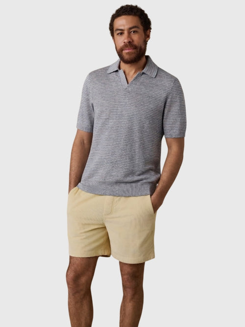 Faherty Brand Men's Short-Sleeve Linen Sweater Polo