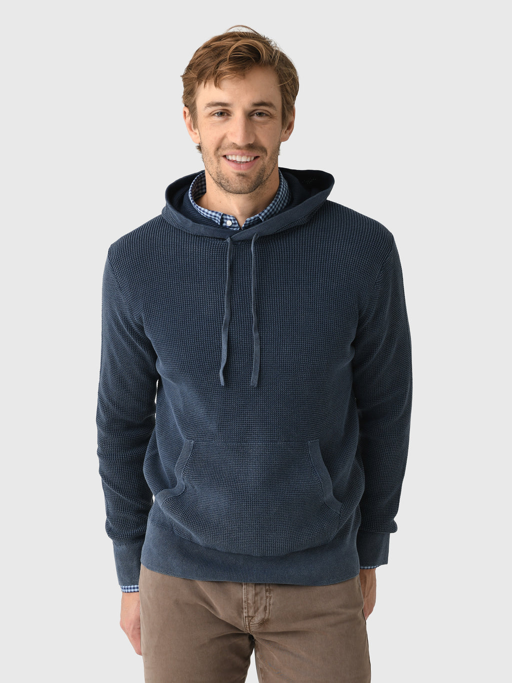 Faherty Brand Men's Sunwashed Sweater Hoodie