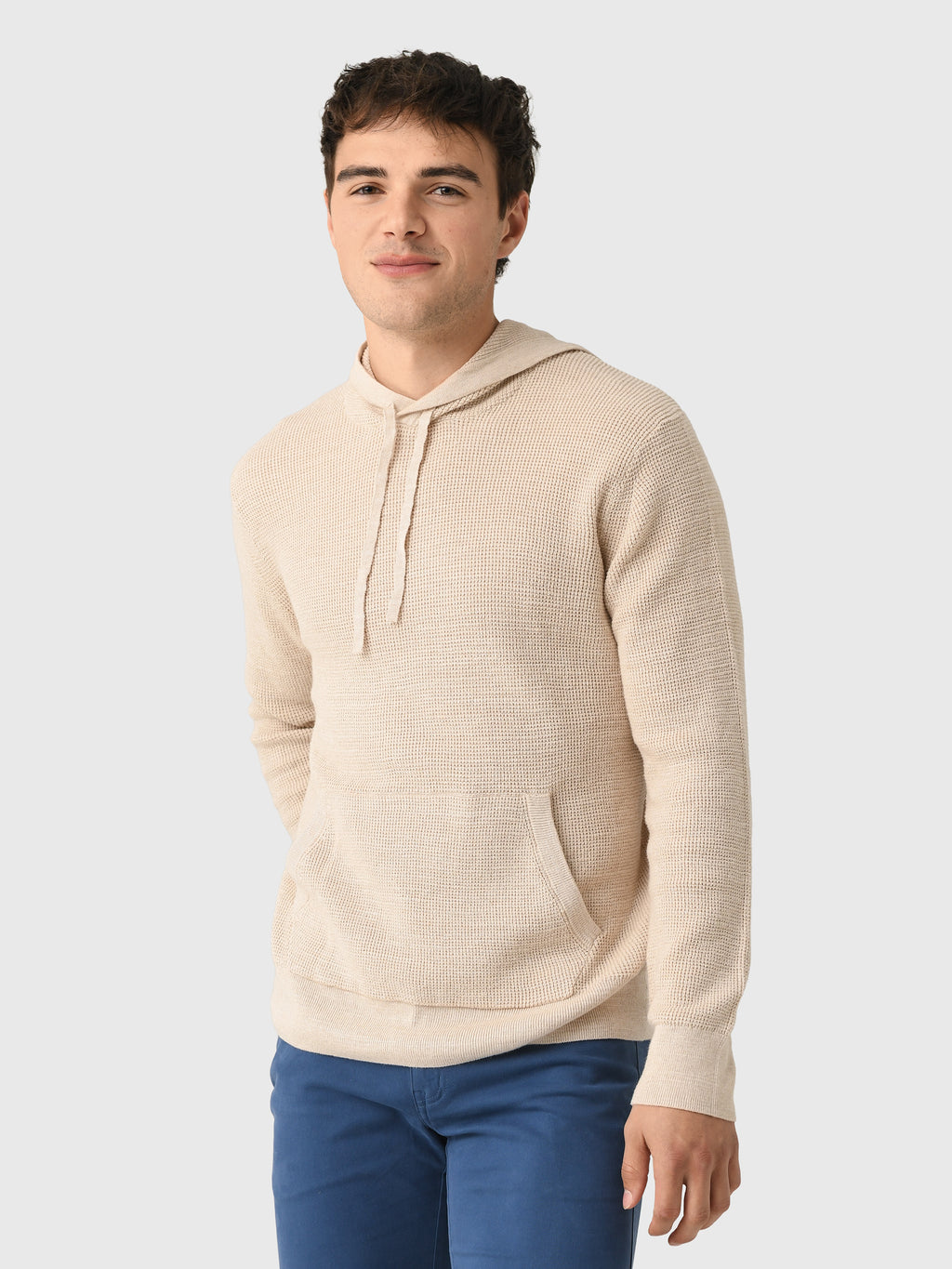 Faherty Brand Men's Sunwashed Sweater Hoodie - Saint Bernard