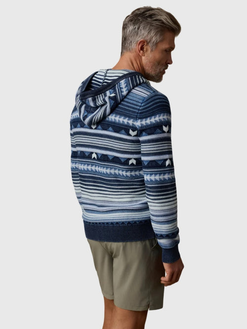 Faherty Brand Men's Indigo Hoodie