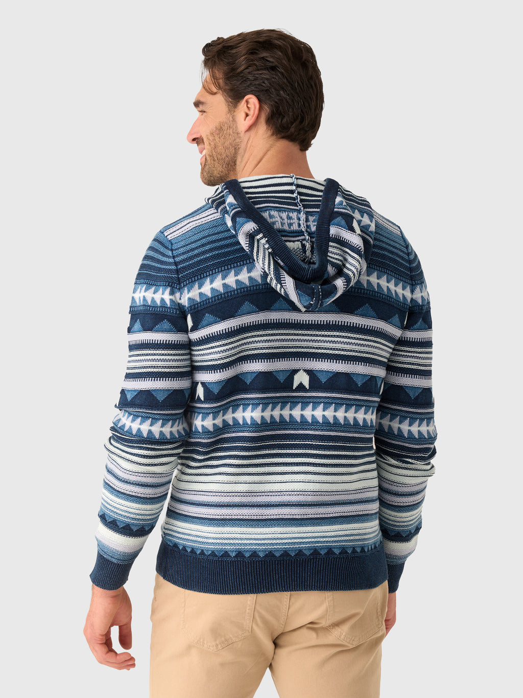 Faherty Brand Men's Indigo Hoodie - Saint Bernard