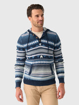Faherty Brand Men's Indigo Hoodie - Saint Bernard