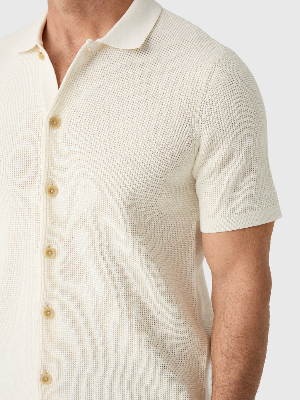 Faherty Brand Men's Short Sleeve Sunwashed Sweater Shirt - Saint Bernard