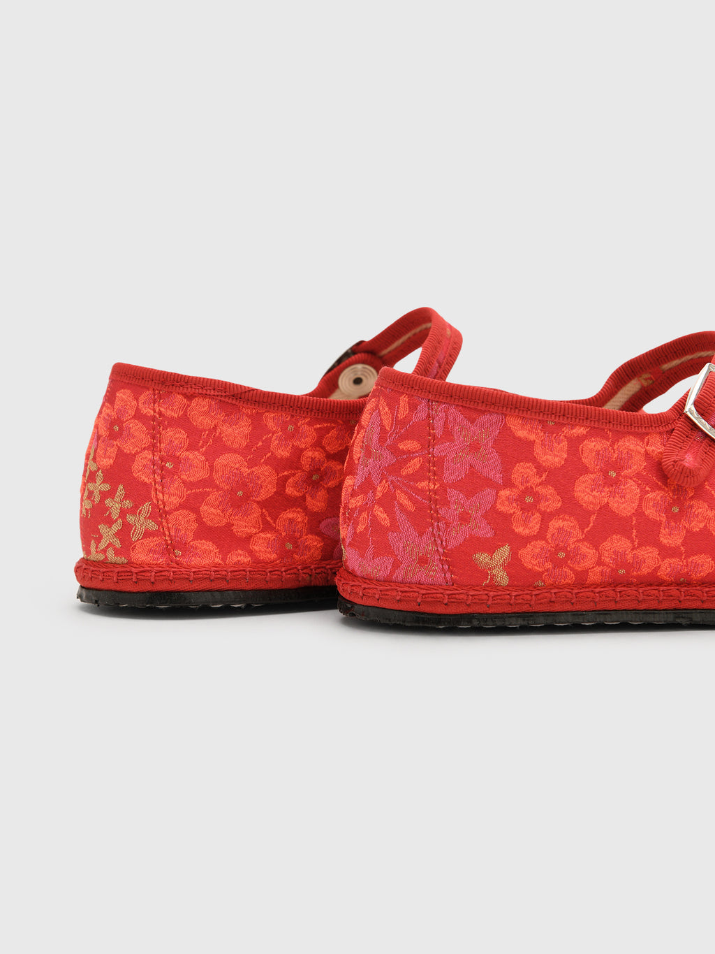 Vibi Venezia Women's Mary Jane Jacquard Flat - Saint Bernard