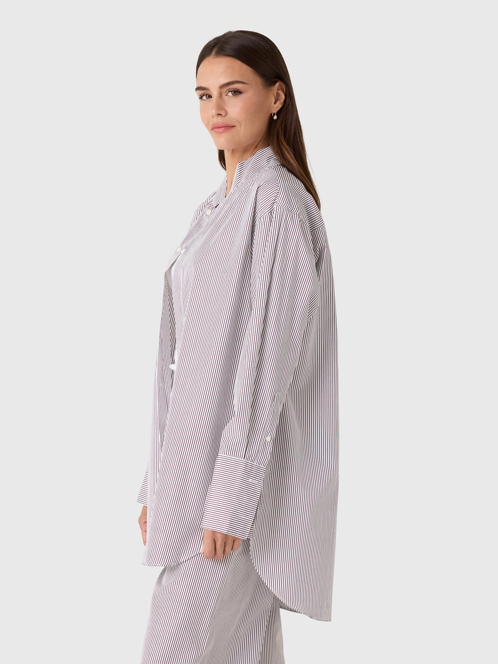 Comme Si Women's Mandarin Collar Tunic - Saint Bernard