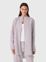 Comme Si Women's Mandarin Collar Tunic - Saint Bernard