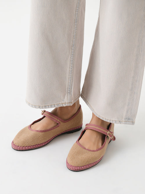 Flabelus Women's Dora Mary Jane Flat