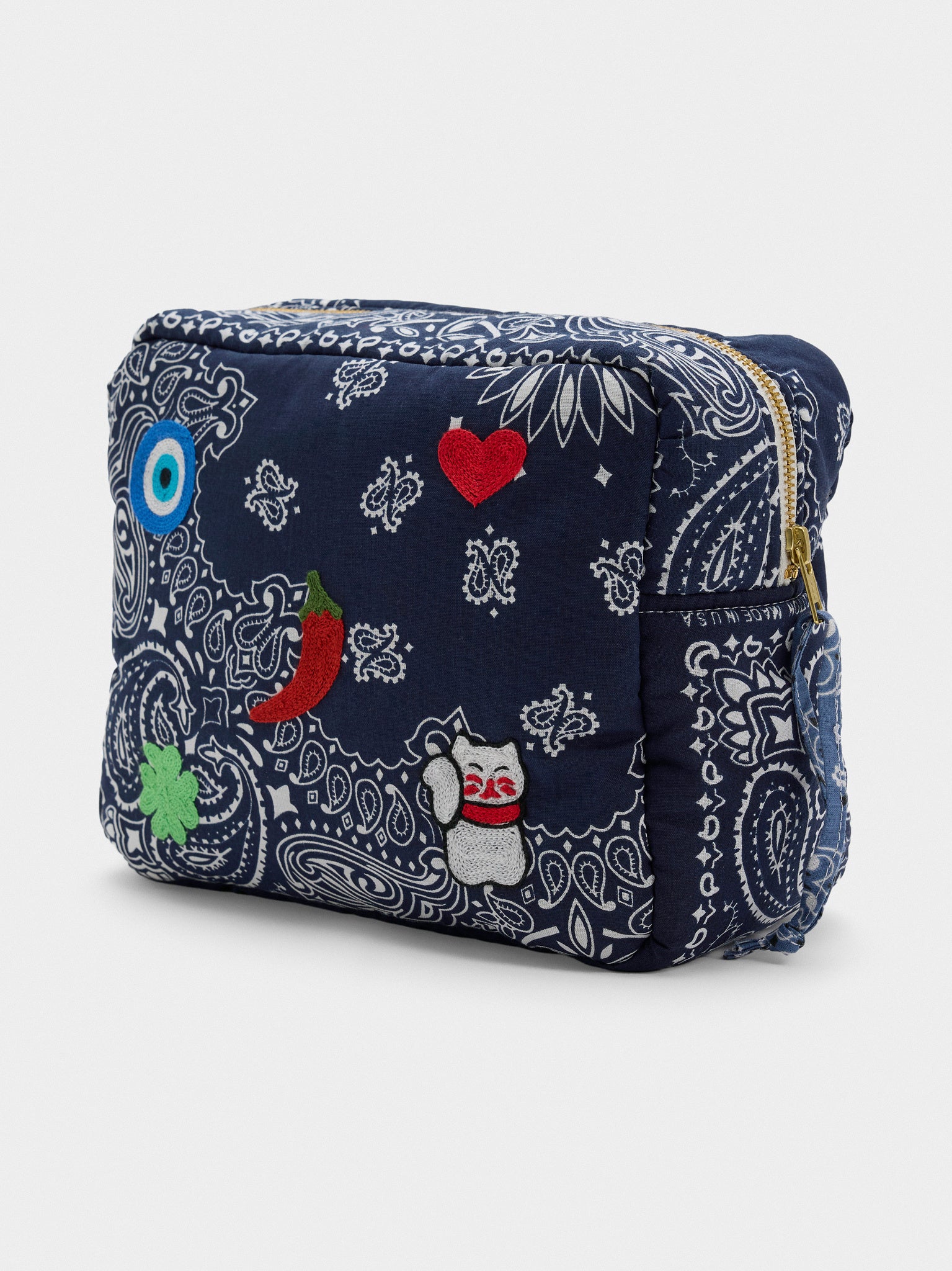 Call It By Your Name Maxi Rectangle Toiletry Bag - Saint Bernard