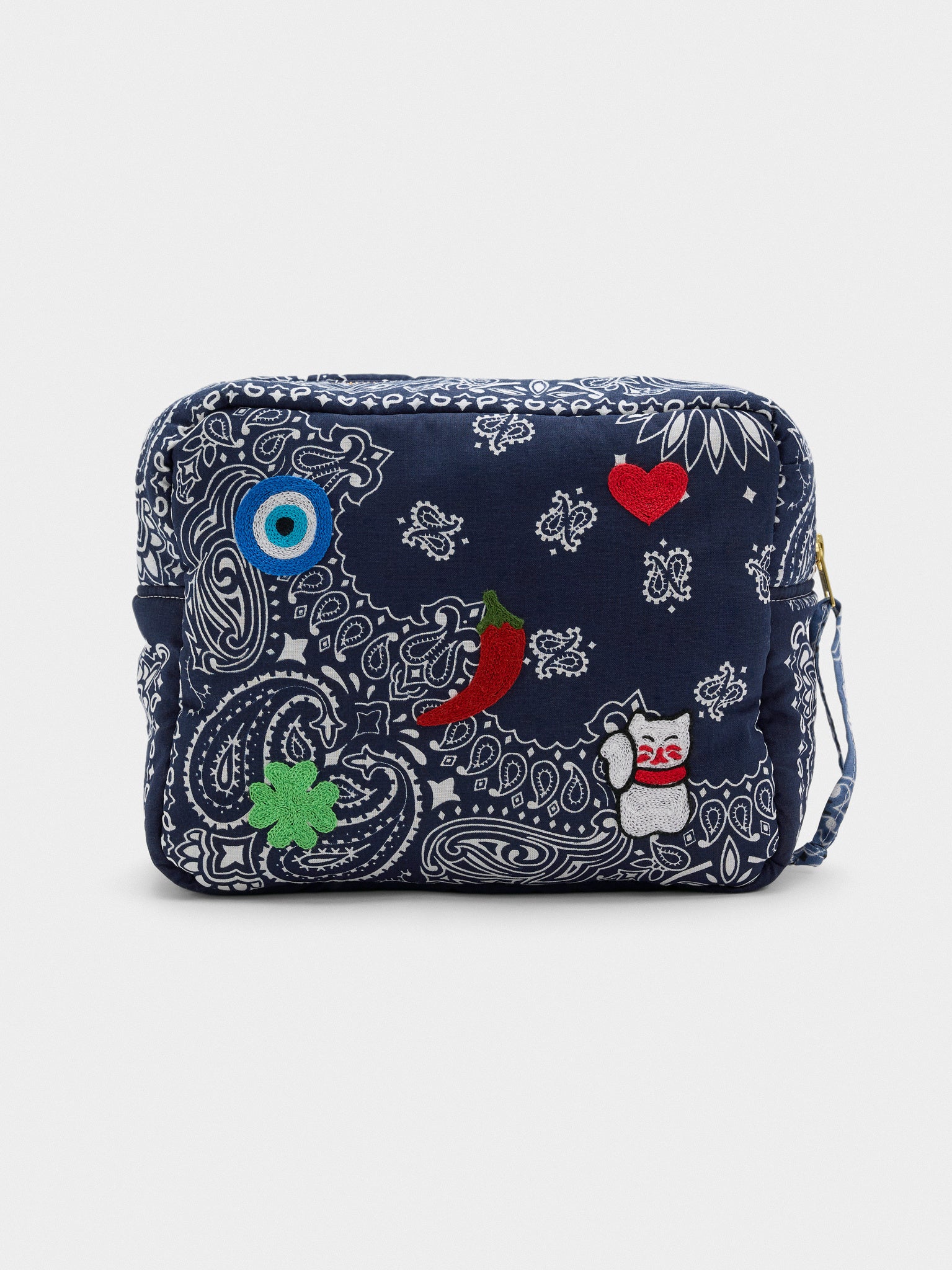 Call It By Your Name Maxi Rectangle Toiletry Bag - Saint Bernard