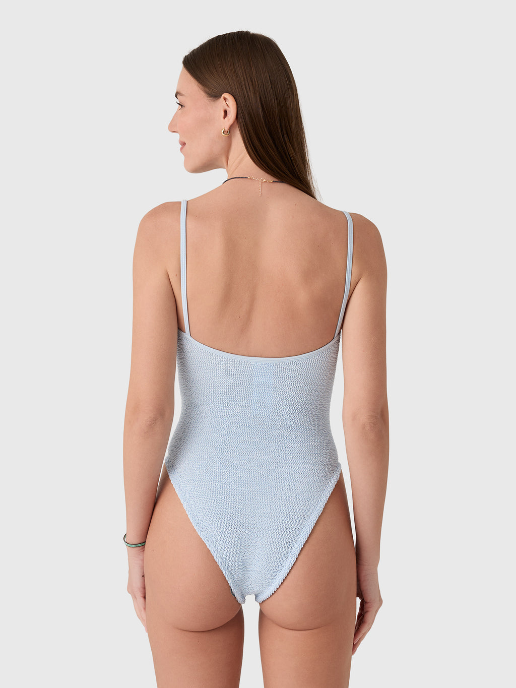 Hunza G Women's Mia Beaded One-Piece Swimsuit - Saint Bernard