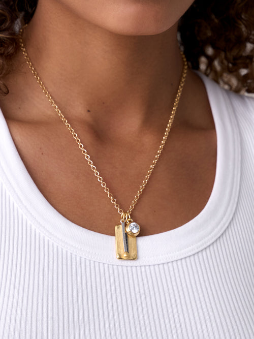Hart Mini Belcher Charm Necklace
