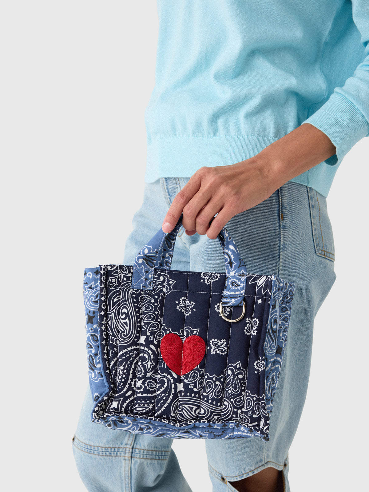 Call It By Your Name Quilted Mini Cabas Tote - Saint Bernard