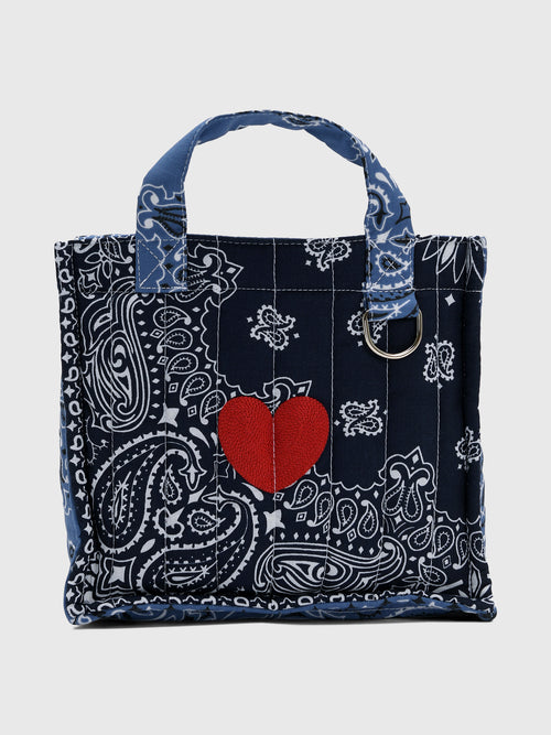 Call It By Your Name Quilted Mini Cabas Tote - Saint Bernard