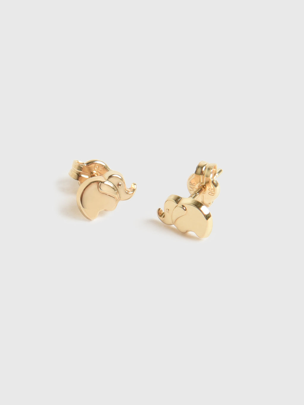S. Bell Mini Elephant Stud Earrings - Saint Bernard