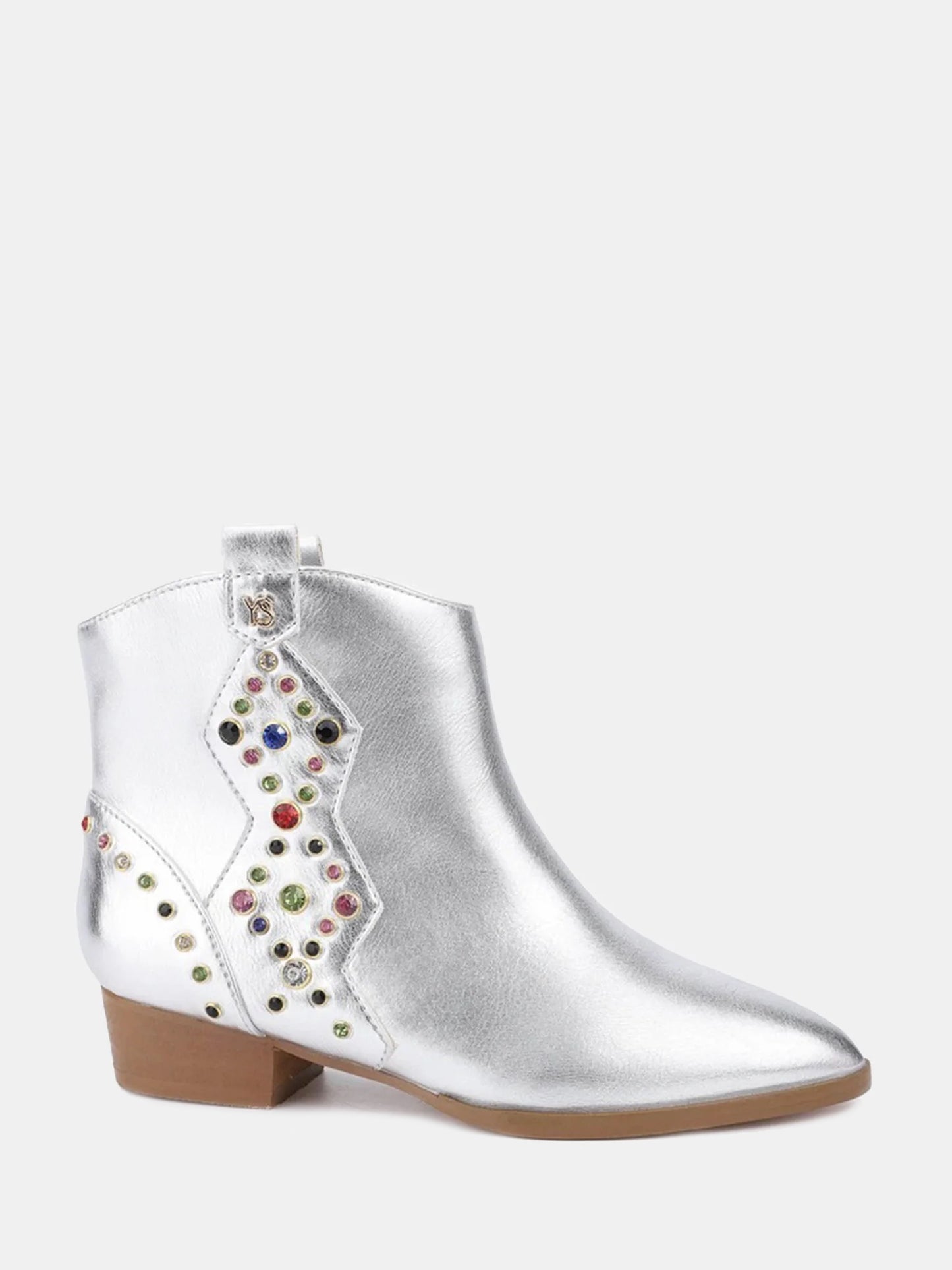 Yosi Samra Girls' Miss Dallas Gem Western Boot - Saint Bernard