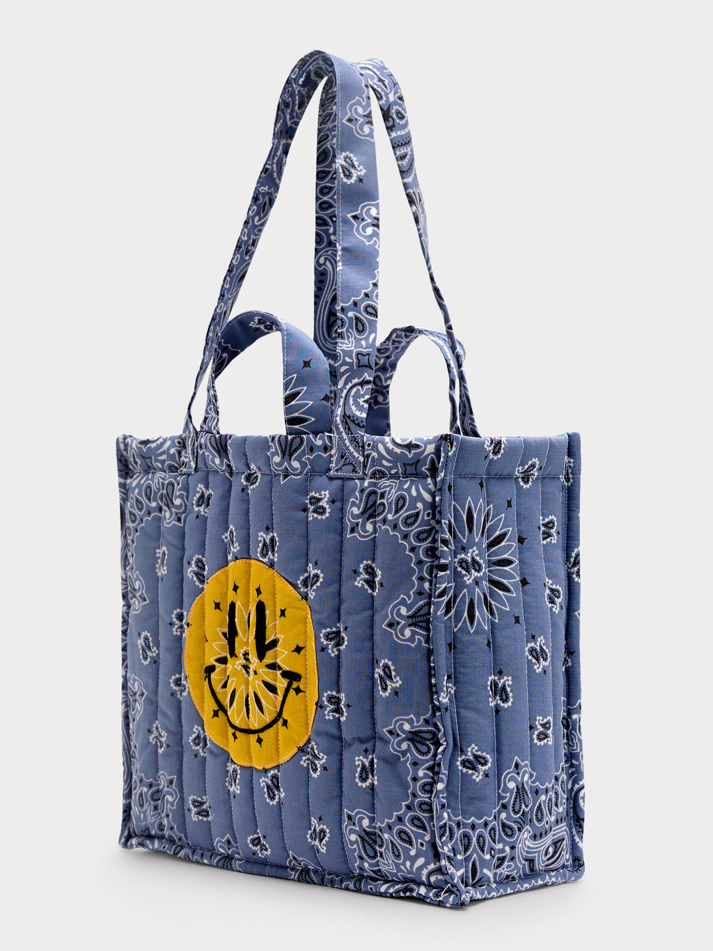 Call It By Your Name Medium Quilted Tote Bag - Saint Bernard