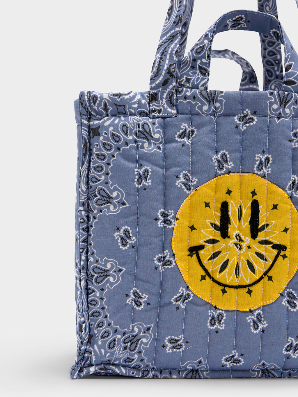 Call It By Your Name Medium Quilted Tote Bag - Saint Bernard