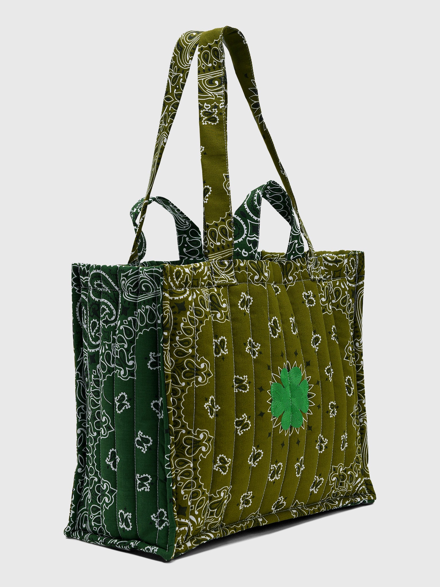 Call It By Your Name Medium Quilted Tote Bag - Saint Bernard