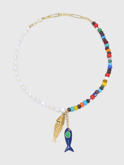 Knotty Bling Murano Necklace - Saint Bernard