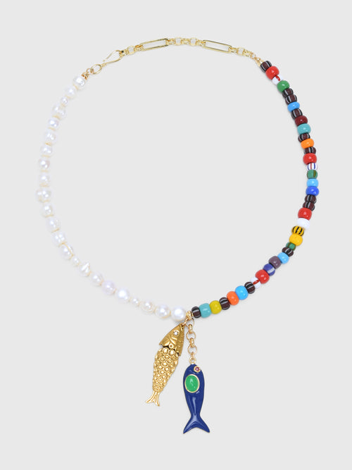 Knotty Bling Murano Necklace