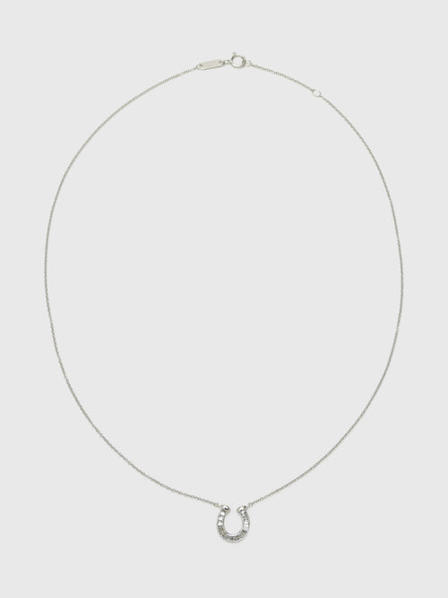 Adina Reyter Baguette Horseshoe Necklace