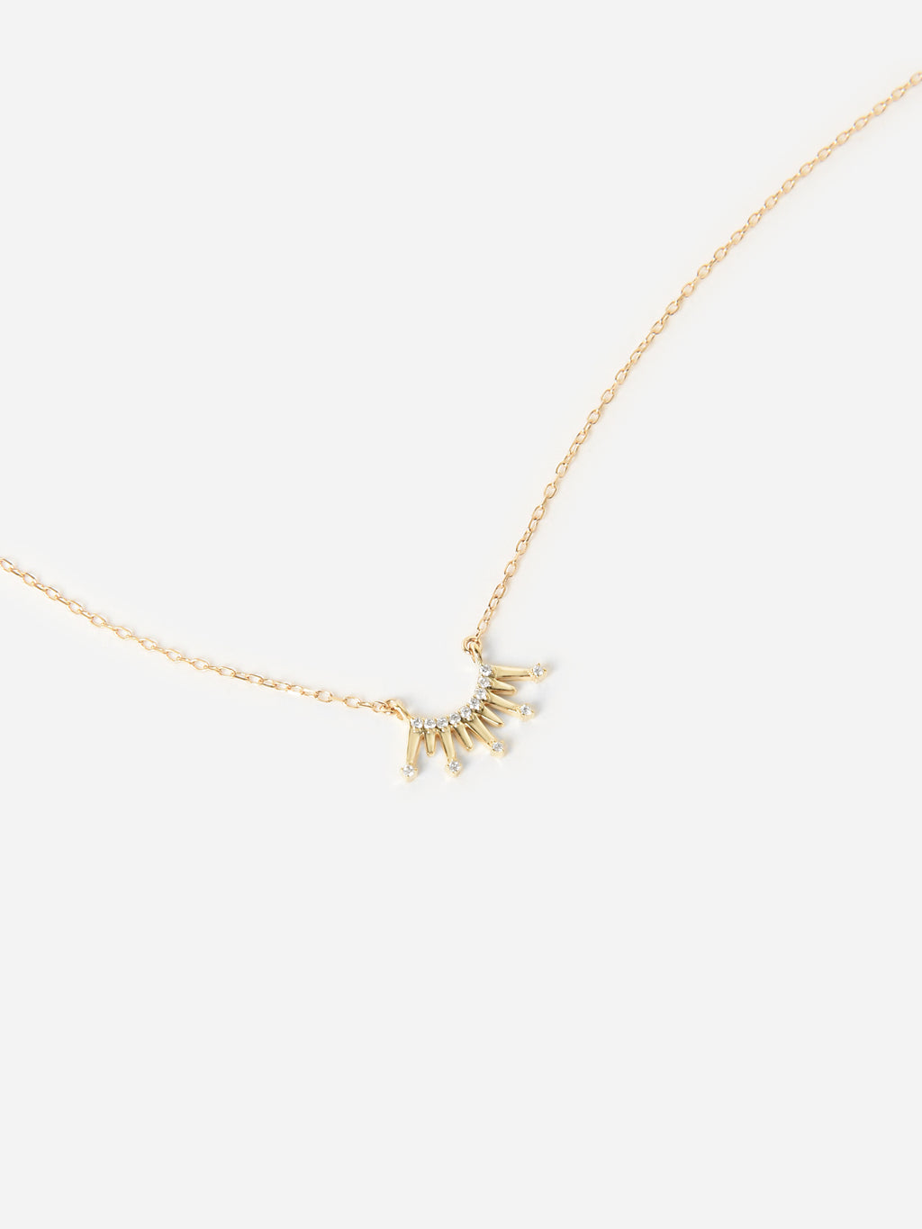 Adina Reyter Women's Pavé Crown Necklace - Saint Bernard